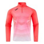Joma Lauf-Langarmshirt Elite XII Sweatshirt (optimale Bewegungsfreiheit, 1/4 Zip) pink Herren