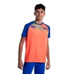 Joma Lauf-Shirt Elite X (optimale Bewegungsfreiheit, leicht) coralrot/royalblau Herren