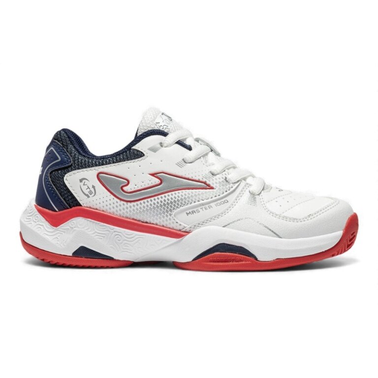 Joma Padelschuhe Master 1000 weiss/rot Kinder