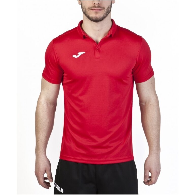 Joma Sport-Polo Hobby (angenehmes Tragegefühl) rot Herren