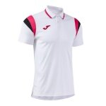 Joma Sport-Polo Terra (leicht, atmungsaktiv) weiss/pink Herren