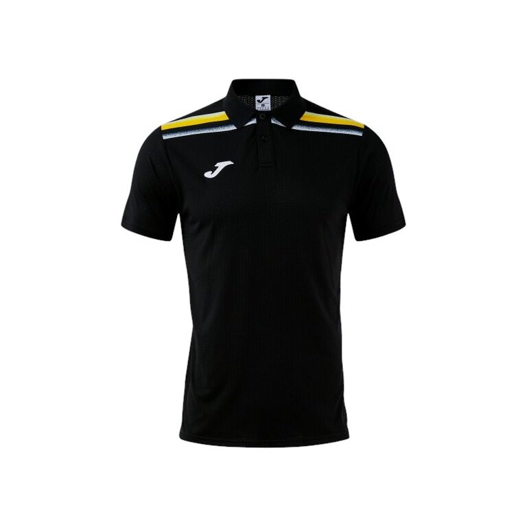 Joma Sport-Polo Toledo II (elastisch und leicht Material) schwarz Herren