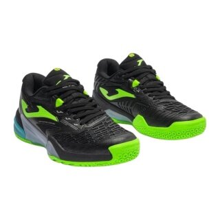 Joma Tennisschuhe Roland 2601 Allcourt/Dämpfung schwarz/fluogrün Herren