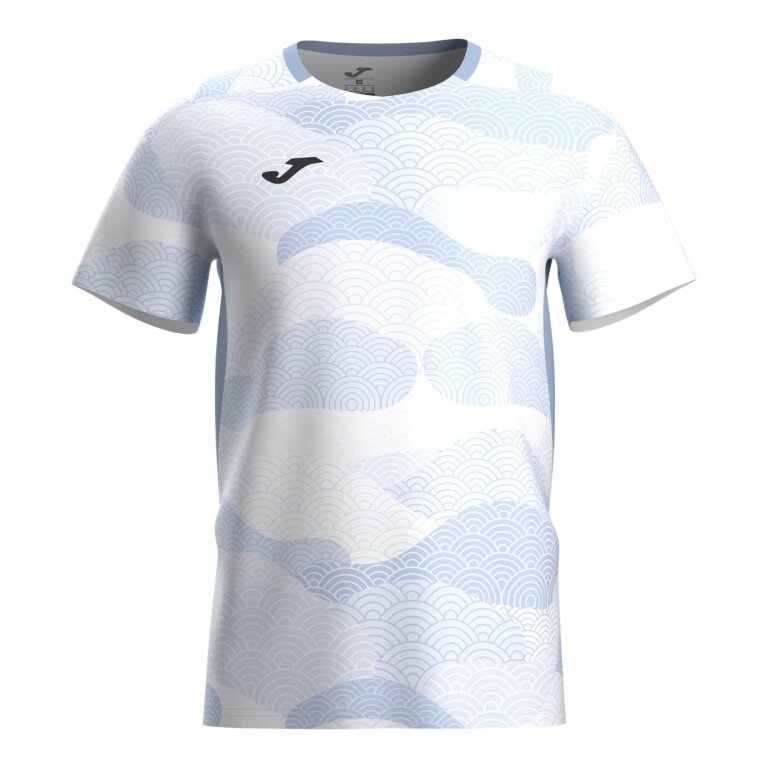 Joma Tennis Tshirt Challenge Camiseta weiss/blau Herren