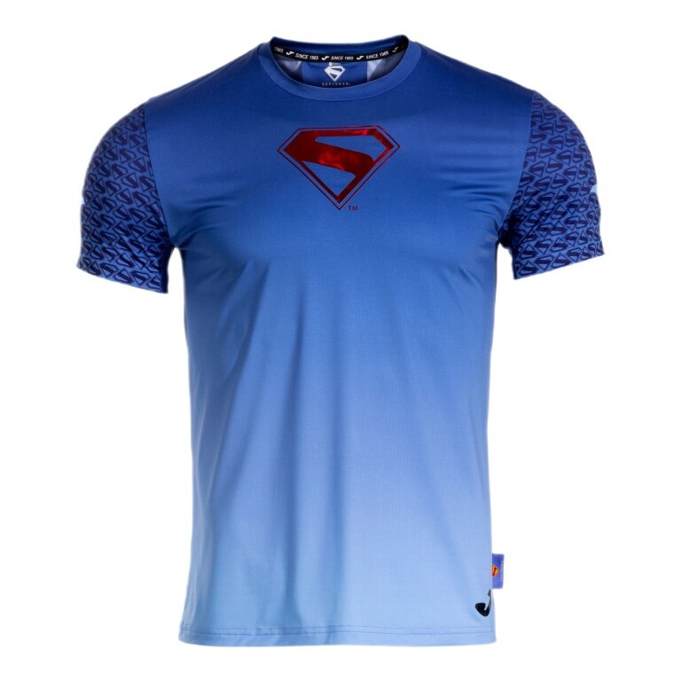Joma Trainings-Tshirt Superman Warner Bros (leicht, atmungsaktiv) blau Herren