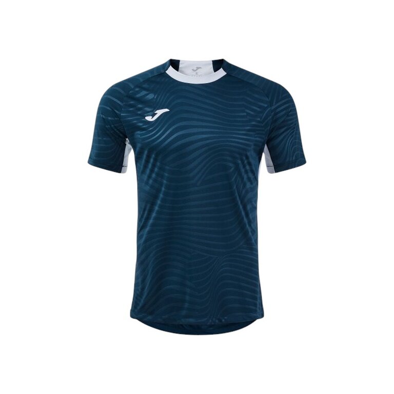 Joma Trainings-Tshirt Kick Pro (elastisches Material, leicht, atmungsaktiv) navyblau/weiss Herren