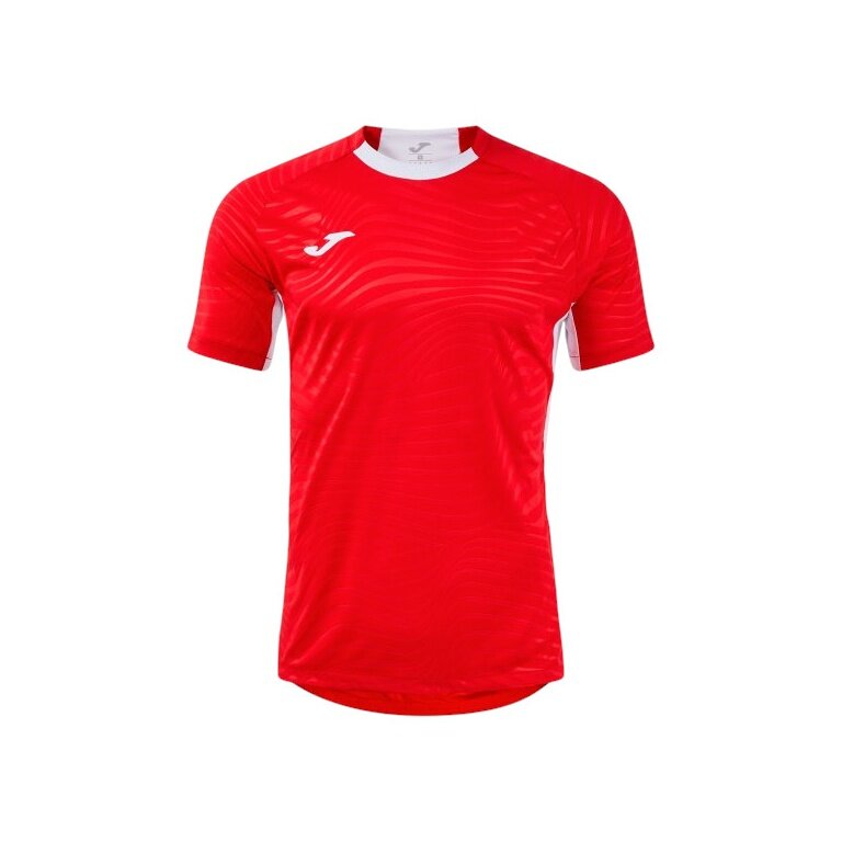 Joma Trainings-Tshirt Kick Pro (elastisches Material, leicht, atmungsaktiv) rot/weiss Herren