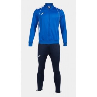 Joma Trainingsanzug Championship VII (Jacke und Hose) royalblau/weiss/marineblau Herren