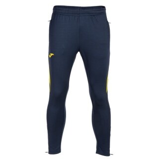 Joma Trainingshose Championship VII (100% Polyester) lang marineblau/gelb Herren