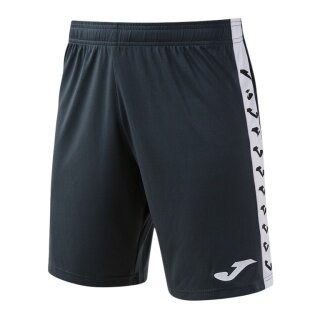 Joma Trainingshose Heroic (100% Polyester) kurz anthrazitgrau/weiss Herren