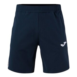 Joma Trainingshose Toledo II (100% Polyester) kurz dunkelblau/rot Herren