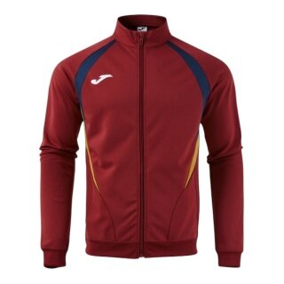 Joma Trainingsjacke Championship 20 (atmungsaktiv, bequem, rec. Polyester) weinrot/dunkelblau Herren