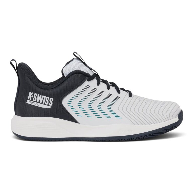 KSwiss Padelschuhe Ultrashot Light weiss/carbongrau/blau Herren