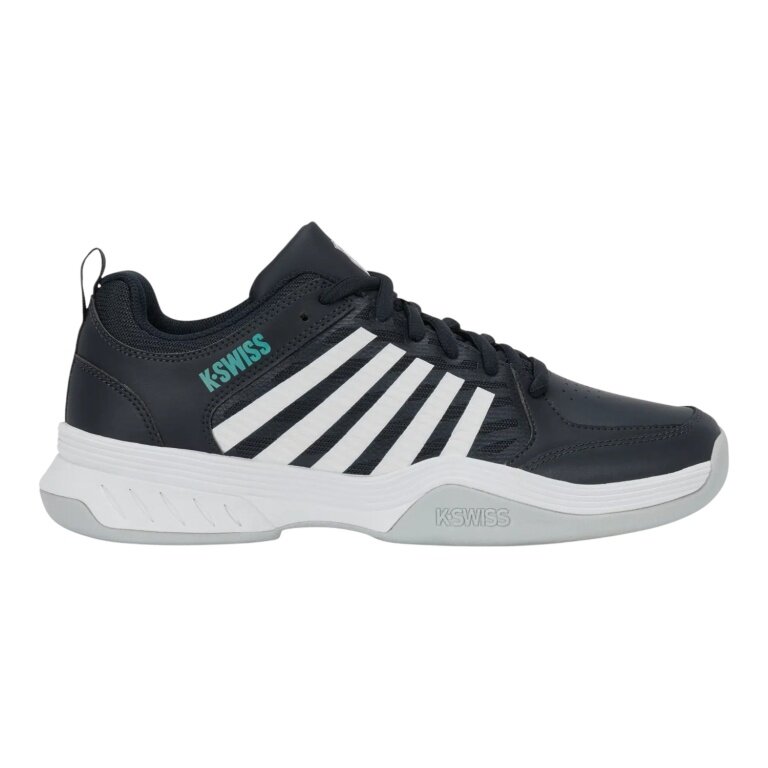 KSwiss Tennisschuhe Court Express 2 Indoor/Carpet/Teppich 2026 carbongrau/weiss Herren