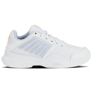 KSwiss Tennisschuhe Court Express Indoor/Carpet/Teppich weiss/violett/peach Kleinkinder