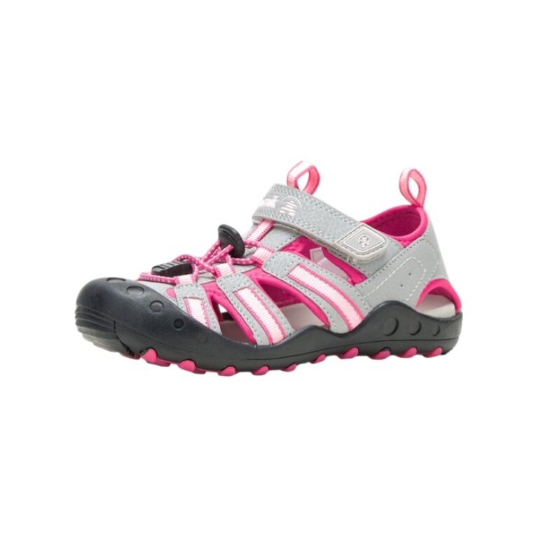 Kamik Sandale Crab (wasserdichtes Synthetikleder) grau/pink Kinder