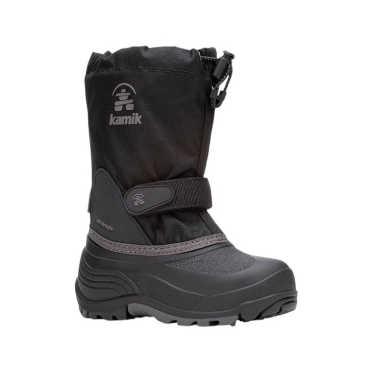 Kamik Winterstiefel Waterbug 5G (wasserdicht) schwarz/charcoal Kinder