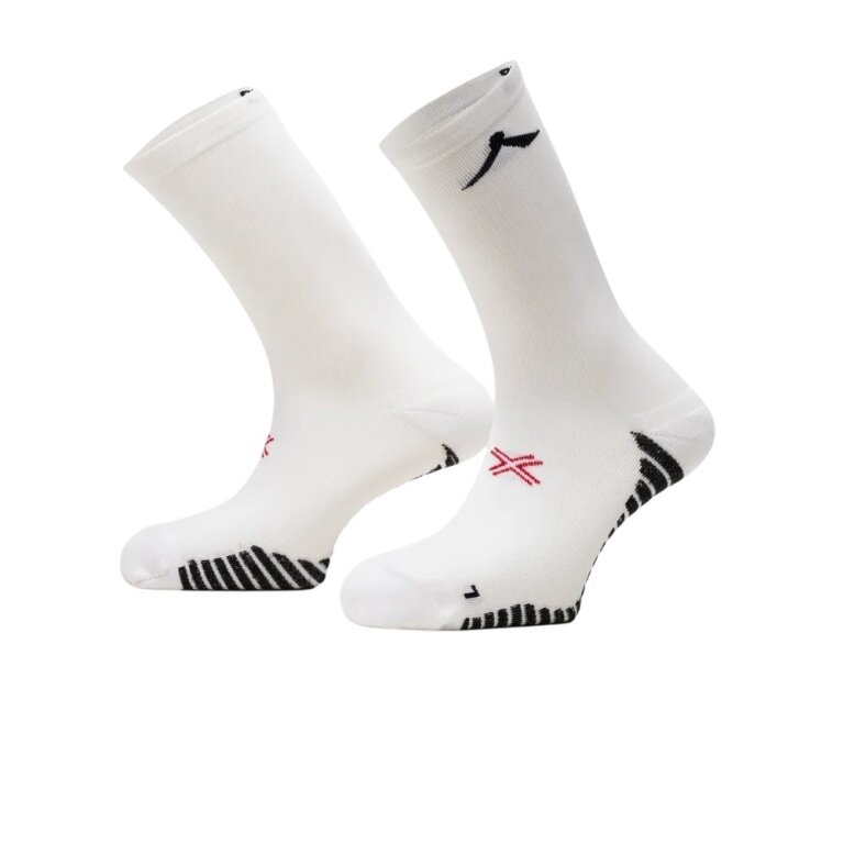 Kanso Sportsocke Opti-X Anti-Slip Crew weiss - 1 Paar