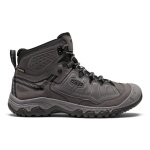 Keen Wanderschuhe Targhee IV Mid WP (Nubukleder, wasserdicht) dunkelgrau/schwarz Herren
