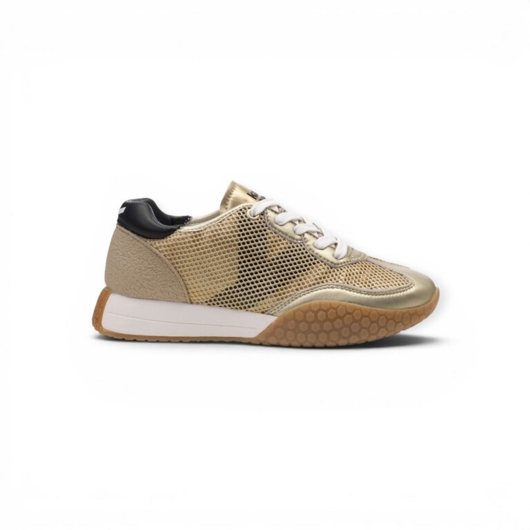 Kehnoo Sneaker The Disco Golden Glamouröse - gold Damen
