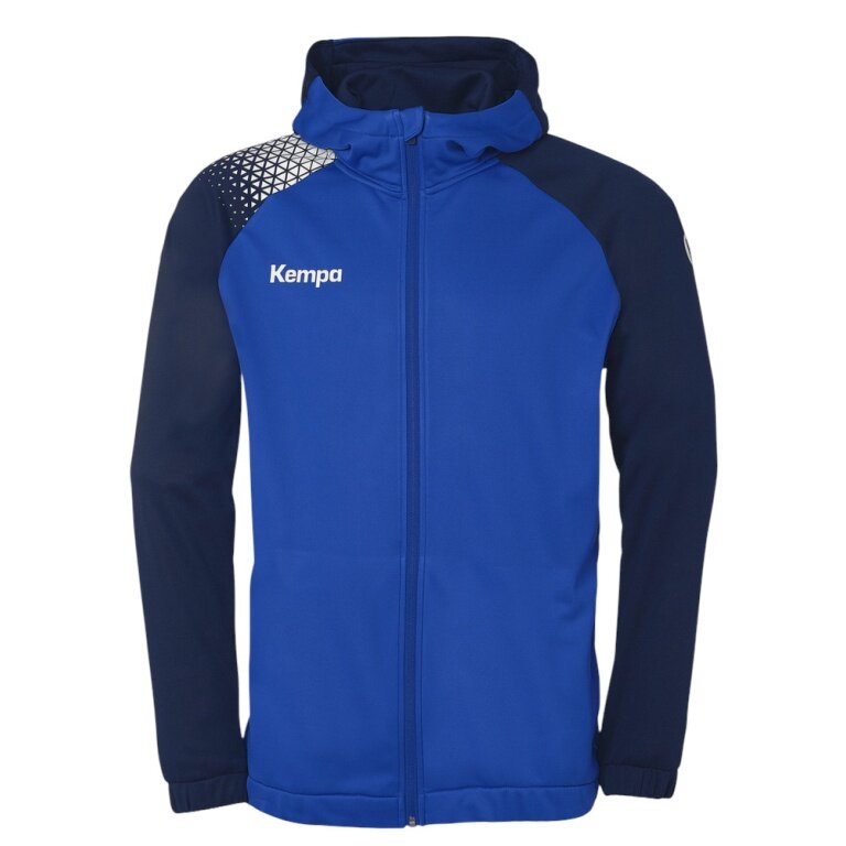 Kempa Kapuzenjacke Ambition 28 (Full-Zip, 100% Polyester) blau/navyblau Herren