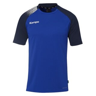 Kempa Sport-Tshirt Ambition 28 (100% Polyester) blau/navyblau Herren