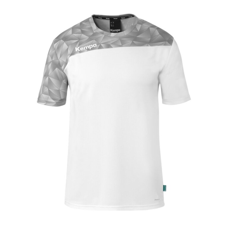 Kempa Sport-Tshirt Athletics 29 (100% Polyester) weiss/grau Herren