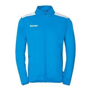 Kempa Trainingsjacke Emotion 27 (Full-Zip, 100% Polyester) kempablau/weiss Herren