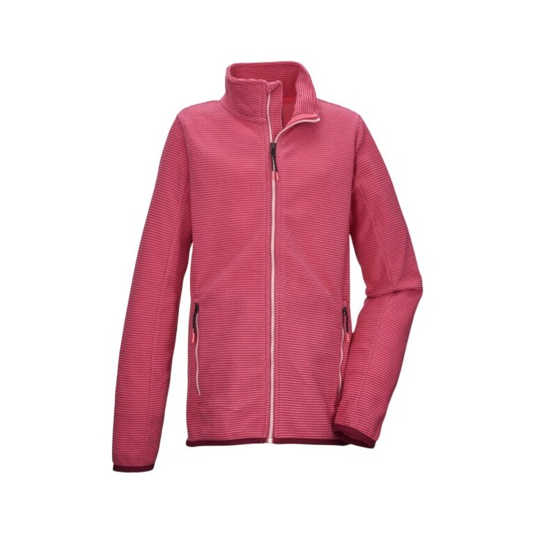 Killtec Fleecejacke KOS 161 (mit Stehkragen) dunkelpink Mädchen/Girls