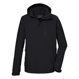 Killtec Übergangsjacke/Funktionsjacke KOS 52 mit Kapuze (wassericht, winddicht) schwarz Herren