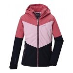 Killtec Funktionsjacke KOW 156 (mit Kapuze, winddicht, wasserdicht) pink/dunkelblau Mädchen