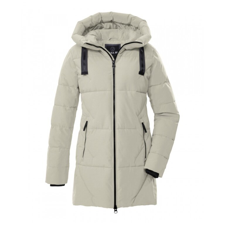 Killtec Winter-Steppparka GW 30 mit Kapuze (atmungsaktiv, winddicht) champagner Damen