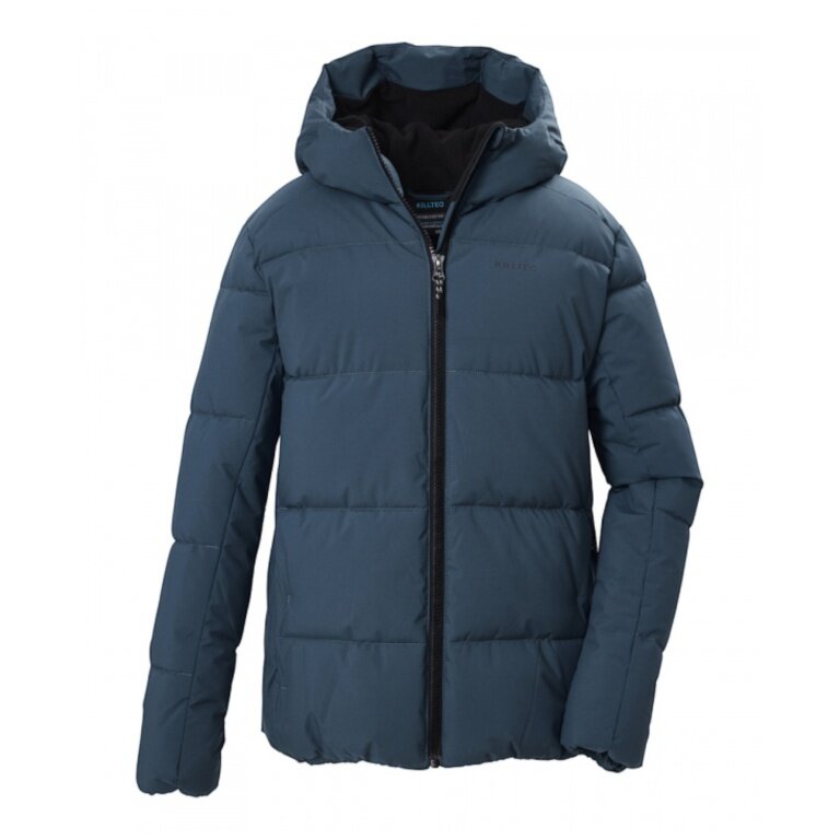 Killtec Winter-Steppjacke KOW 146 mit Kapuze (winddicht) petrolblau Jungen