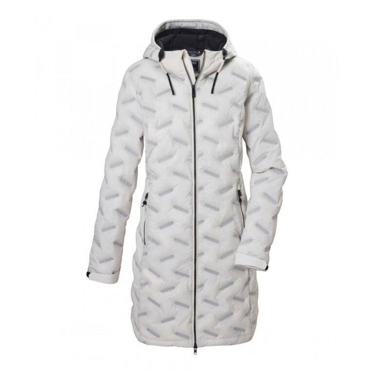 Killtec Winter-Steppparka mit Kapuze (winddicht) weiss Damen