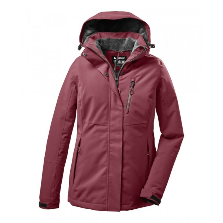 Killtec Winterjacke KOW 140 mit Kapuze (wasser- und winddicht) berrypink Damen