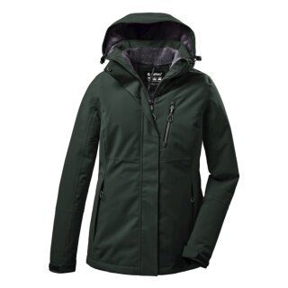 Killtec Winterjacke KOW 140 mit Kapuze (wasser- und winddicht) dunkelgrün Damen