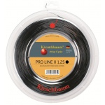 Kirschbaum Tennissaite Pro Line No II (Haltbarkeit+Kontrolle) schwarz 200m Rolle