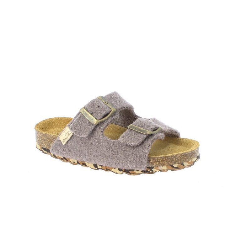 Living Kitzbühel Hausschuhe Wooly Wonder Kids braun Kinder (28-38)