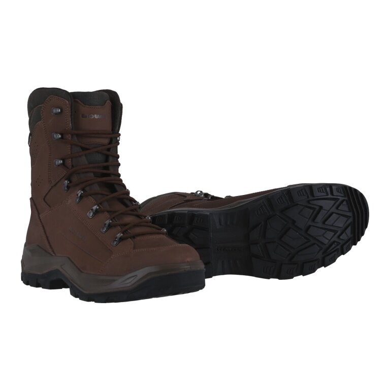 Lowa Military-Stiefel Arbeitsschuhe Renegade II N GTX High TF (Nubukleder , wasserdicht) dunkelbraun Herren