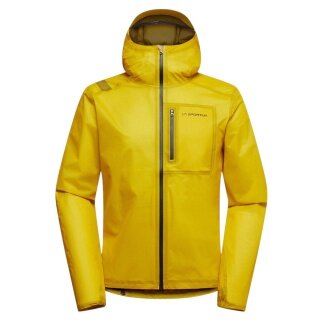 La Sportiva Trail-Laufjacke Ethereal Pro (Hardschell, wasserdicht) gelb Herren
