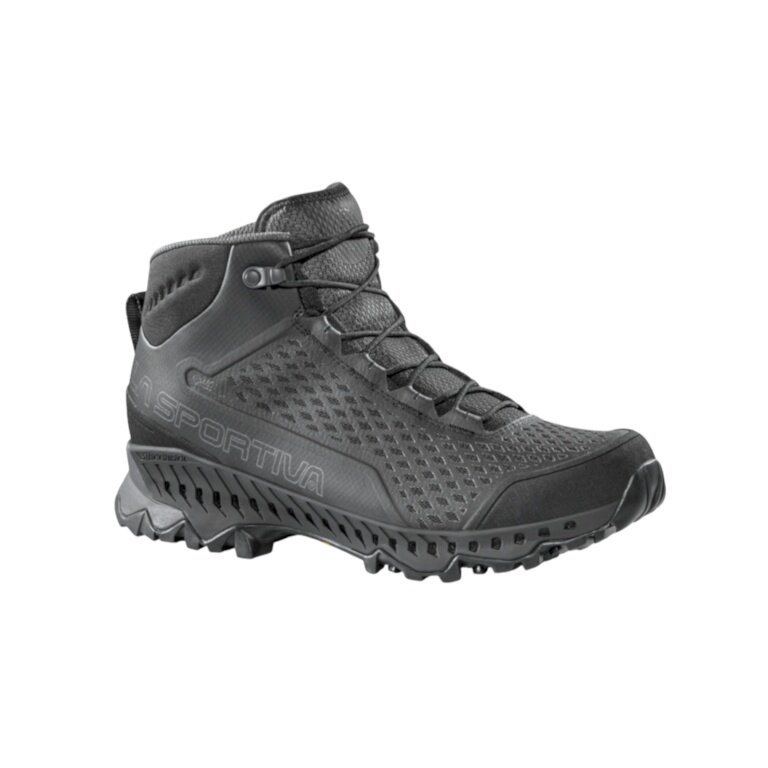 La Sportiva Wanderschuhe Stream GTX (Fast-Hiking, wasserdicht) 2025 schwarz/carbongrau Herren