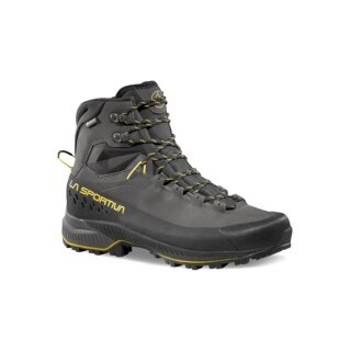 La Sportiva Wanderschuhe TX5 Evo Mid GTX (Zustieg, Nubukleder, wasserdicht) carbongrau/gelb Herren
