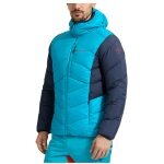 La Sportiva Daunen-Winterjacke Bivouac Down (leicht, Wärmeisolierung, Skitouring) tropicblau/seablau Herren