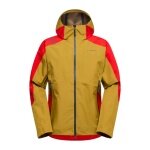 La Sportiva Softshelljacke Crossridge Evo Shell (Hardschell, für Skitouren, wasserdicht) savanagelb/rot Herren