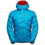 La Sportiva Daunen-Winterjacke Pinnacle Down (leicht, Wärmeisolierung, Skitouring) tropicblau/cherryrot Herren
