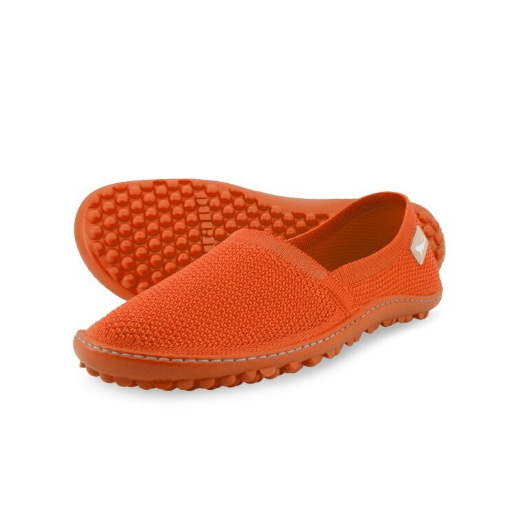 Leguano Barfussschuhe Ballerina Flair (flexible Sohle, pures Barfußgefühl) orange