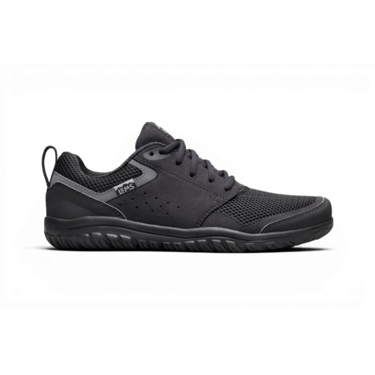Lems Barfussschuhe Primal Zen (Mikrofaser & Air-Mesh, Zero Drop, breite Zehenbox) graphitgrau