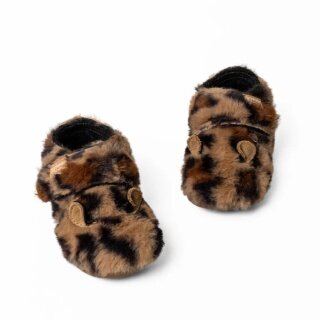 Living Kitzbühel Hausschuhe Lotte Leopard braun Mädchen (27-30)