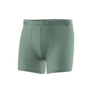 Löffler Funktionsunterwäsche Boxershort Merino Light (leicht, Temperaturregulierung) pinegrün Herren
