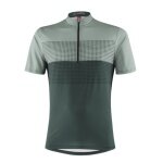 Löffler Fahrrad-Shirt Bike Sparta (Half-Zip, elastisch, schnelltrocknend) grün Herren